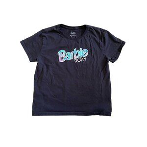 Roxy x Barbie Youth Girls Juniors Tropical Top Size XXL 16 Short Sleeve T‎ Shirt